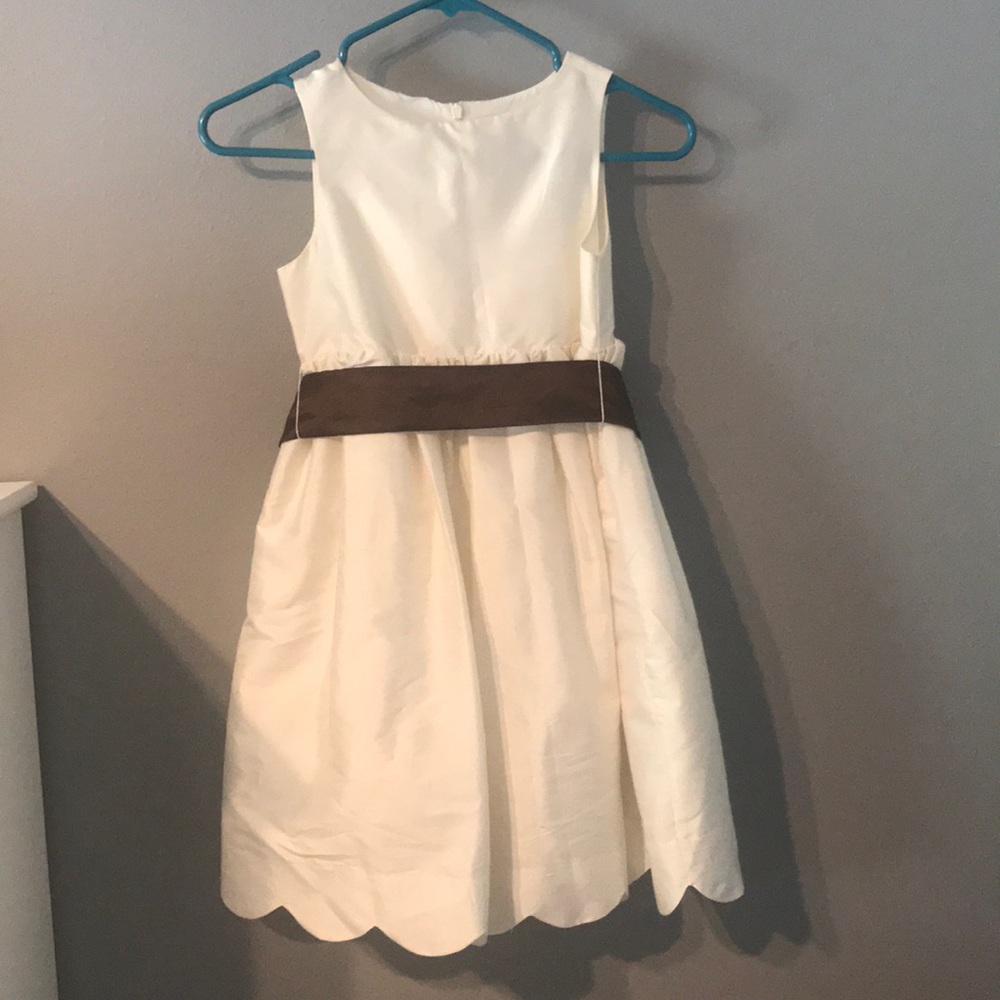 Cream dress for girls